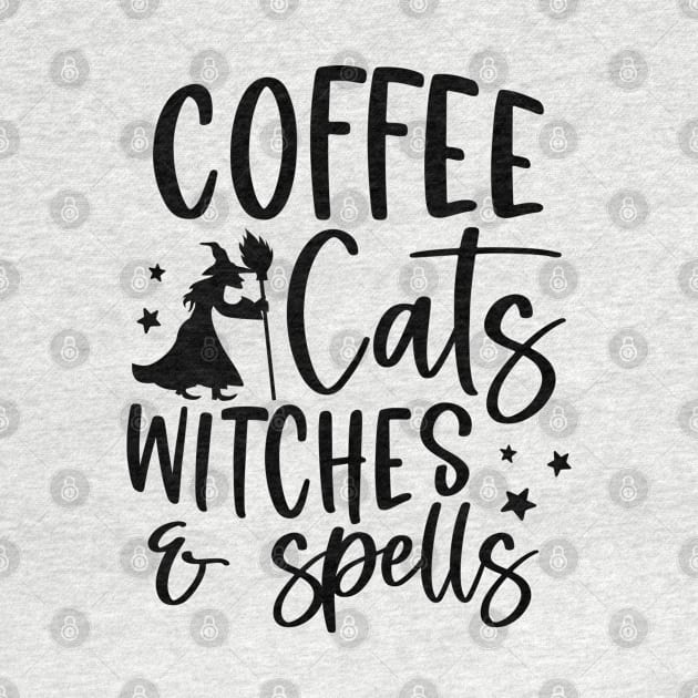 Coffee, Cats, Witches and Spells | Halloween Vibe by Bowtique Knick & Knacks